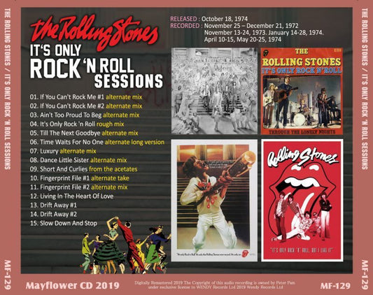 THE ROLLING STONES / IT'S ONLY ROCK N ROLL SESSIONS CD