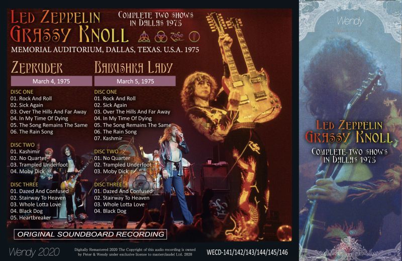 LED ZEPPELIN / GRASSY KNOLL 1975 【6CD】