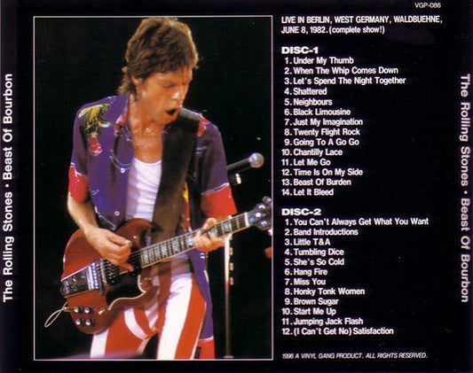 VGP-086 THE ROLLING STONES / BEAST OF BOURBON 2CD