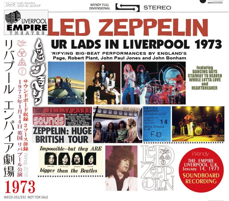 LED ZEPPELIN / 1973 FOUR LADS IN LIVERPOOL 2CD