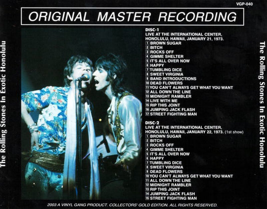 VGP-040 THE ROLLING STONES / IN EXOTIC HONOLULU