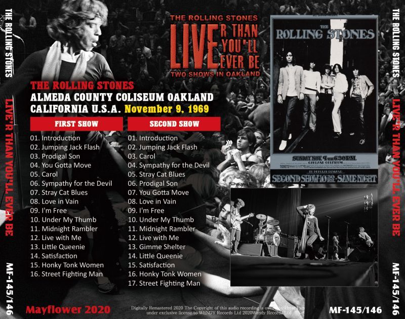 THE ROLLING STONES 1969 LIVE'R THAN YOU'LL EVER BE 2CD