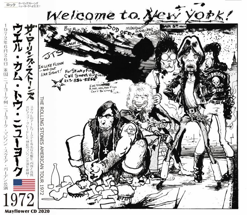 THE ROLLING STONES 1972 WELCOME TO NEW YORK 1CD