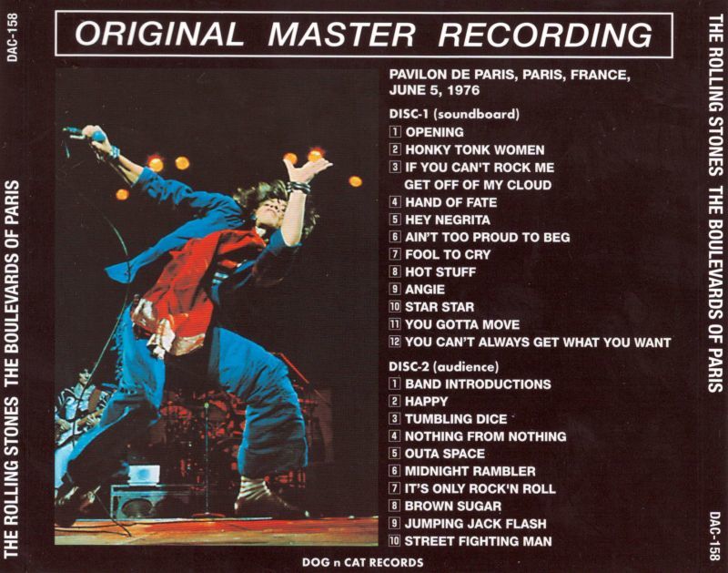 DAC-158 THE BOULEVARDS OF PARIS 【2CD】