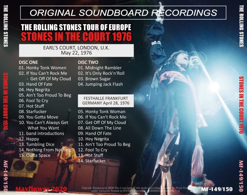 THE ROLLING STONES / 1976 STONES IN THE COURT (2CD)