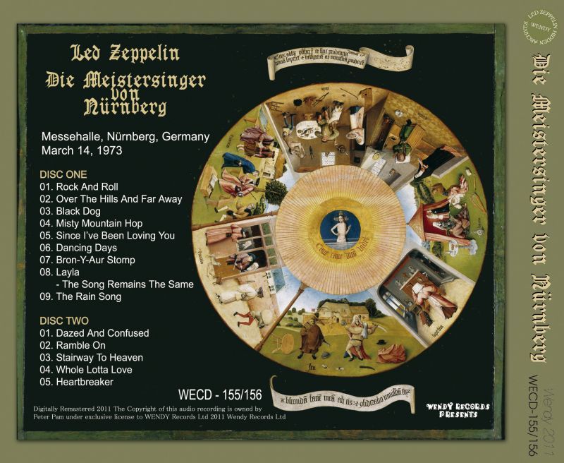 LED ZEPPELIN / DIE MEISTERSINGER VON NURNBERG 【2CD】