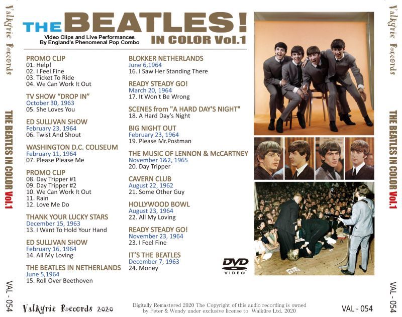 THE BEATLES / THE BEATLES IN COLOR Vol.1 DVD