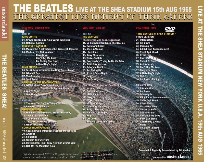 THE BEATLES / SHEA! GREATEST LIVE MOMENT 【2CD+DVD】