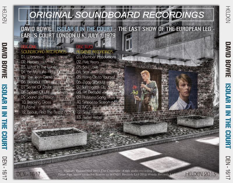 DAVID BOWIE / ISOLAR II IN THE COURT 1978 【2CD】