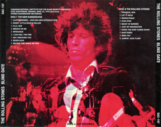 The New Barbarians & The Rolling Stones BLIND DATE 2CD DAC-197