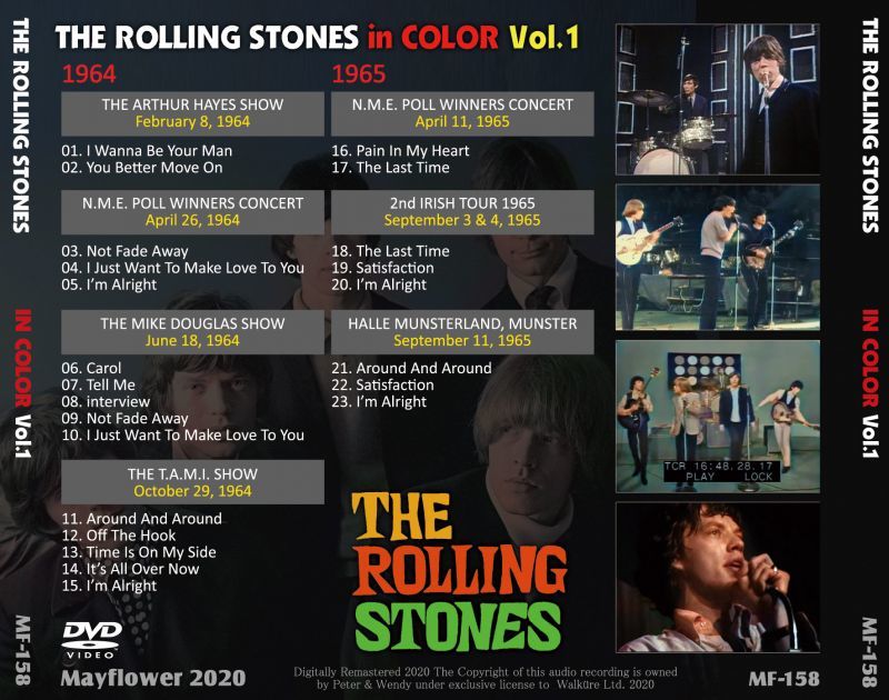 THE ROLLING STONES / STONES IN COLOR Vol.1 DVD