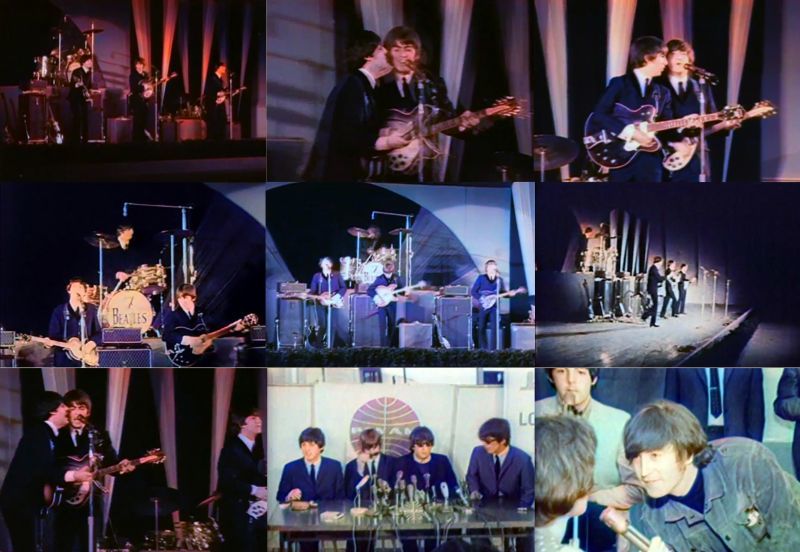 THE BEATLES AT THE HOLLYWOOD BOWL 1964 THE FILM in COLOR DVD