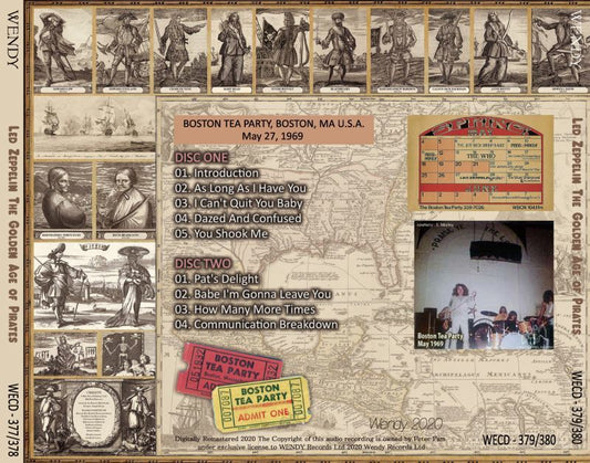 LED ZEPPELIN 1969 THE GOLDEN AGE OF PIRATES 2CD