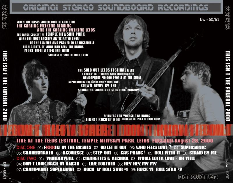 OASIS 2000 THIS ISN'T THE FUNERAL GREY 2CD