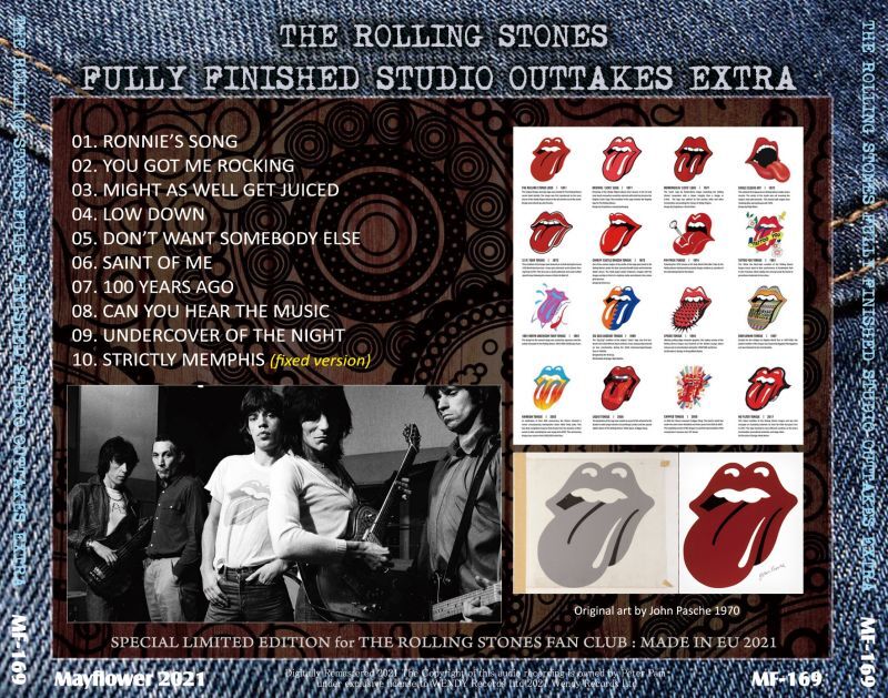 THE ROLLING STONES FULLY FINISHED STUDIO OUTTAKES EXTRA CD