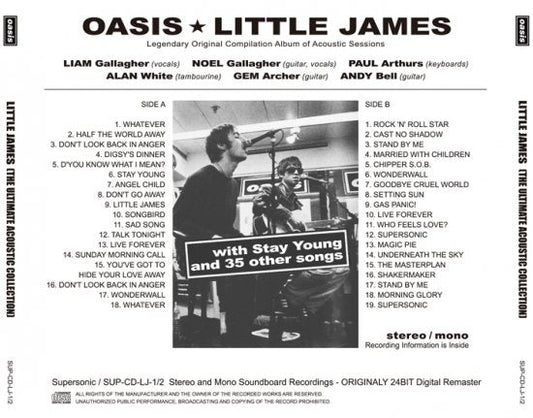 OASIS / LITTLE JAMES - THE ULTIMATE ACOUSTIC COLLECTION (2CD)