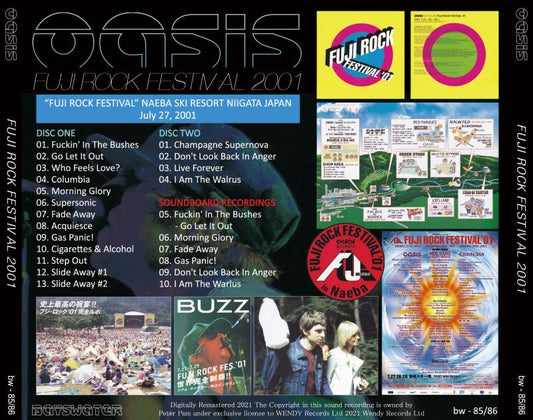 OASIS / 2001 FUJI ROCK FESTIVAL 2CD