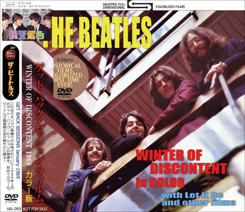 THE BEATLES WINTER OF DISCONTENT IN COLOR 2DVD