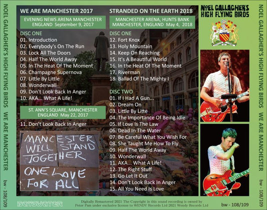 NOEL GALLAGHER / WE ARE MANCHESTER 2017 (2CD)