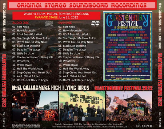 NOEL GALLAGHER / GLASTONBURY FESTIVAL 2022 (1CD+1DVD)