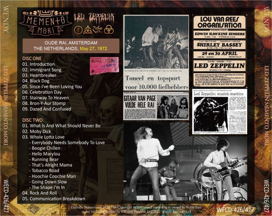 LED ZEPPELIN / 1972 MEMENTO MORI (2CD)
