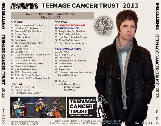 NOEL GALLAGHER / 2013 TEENAGE CANCER TRUST (2CD)