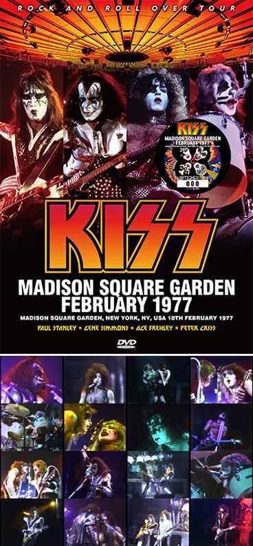 KISS / MADISON SQUARE GARDEN FEBRUARY 1977 PRO SHOT 1DVD