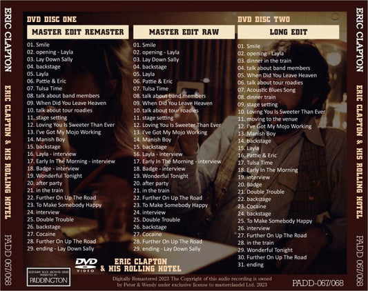 ERIC CLAPTON / ERIC CLAPTON & HIS ROLLING HOTEL (2DVD)