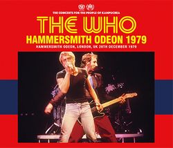 The Who Hammersmith Odeon 1979 London UK 3CD 26 Tracks