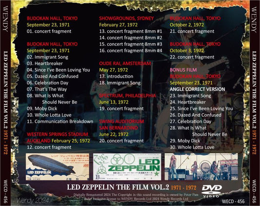 LED ZEPPELIN / THE FILM VOL.2 1971-1972 (1DVD)