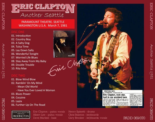 ERIC CLAPTON / 1981 ANOTHER SEATTLE (2CD)