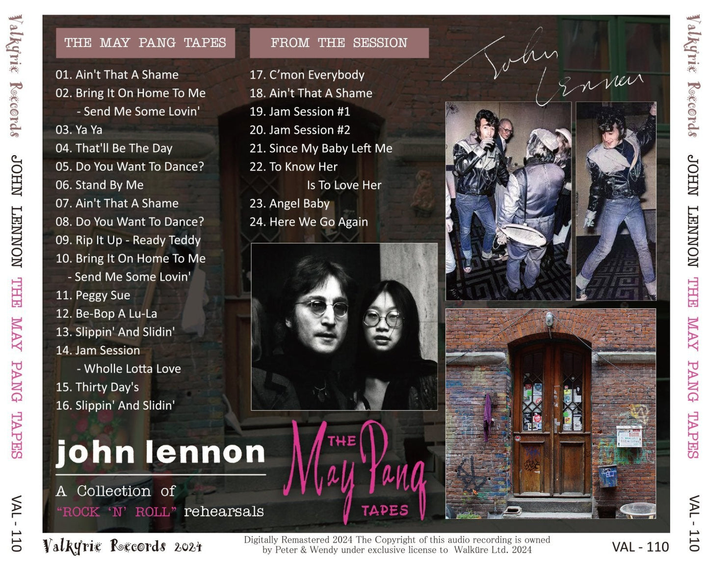 JOHN LENNON / THE MAY PANG TAPE (1CD)