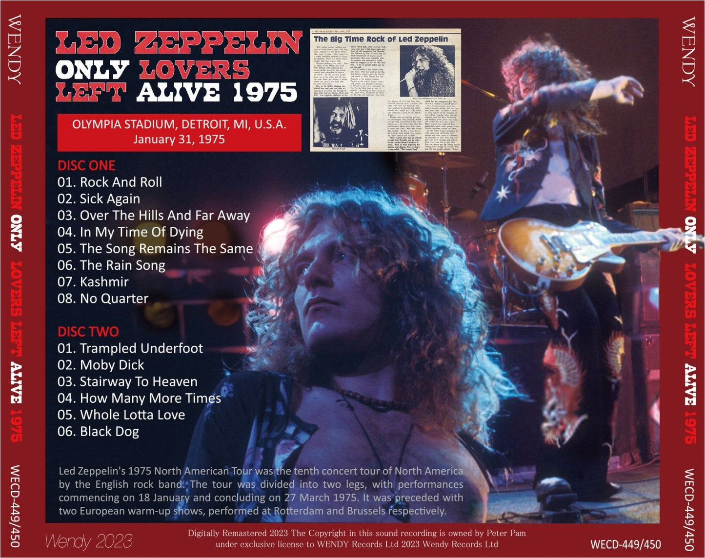 LED ZEPPELIN / 1975 ONLY LOVERS LEFT ALIVE (2CD)