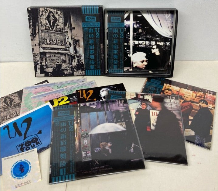 U2 / BLUE TAHITI BOX Ame No Shinjuku Kabukicyo Empress Valley 4CD Cyber City Tokio