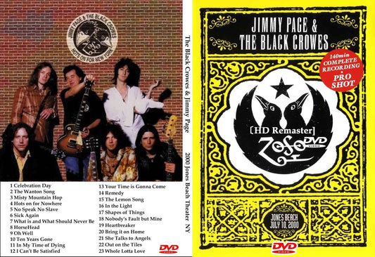 Black Crowes & Jimmy Page / 2000 Jones Beach Theater NY (1DVD)