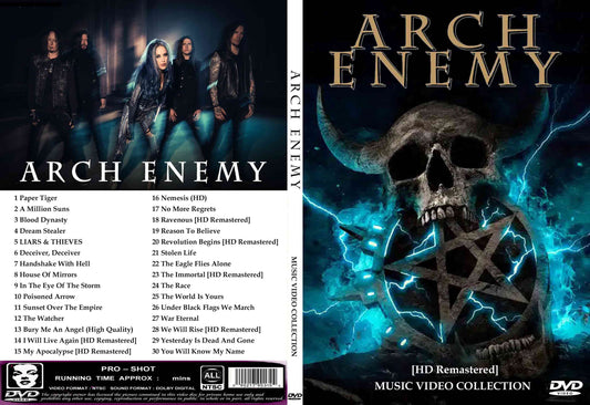 Arch Enemy / Music Video Collection HD Remastered (1DVDR)