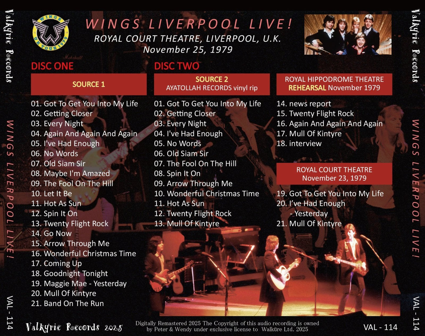 PAUL McCARTNEY / LIVERPOOL EN VIVO 1979 (2 CD)