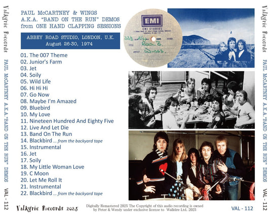 PAUL McCARTNEY WINGS / BAND ON THE RUN DEMOS (1CD)