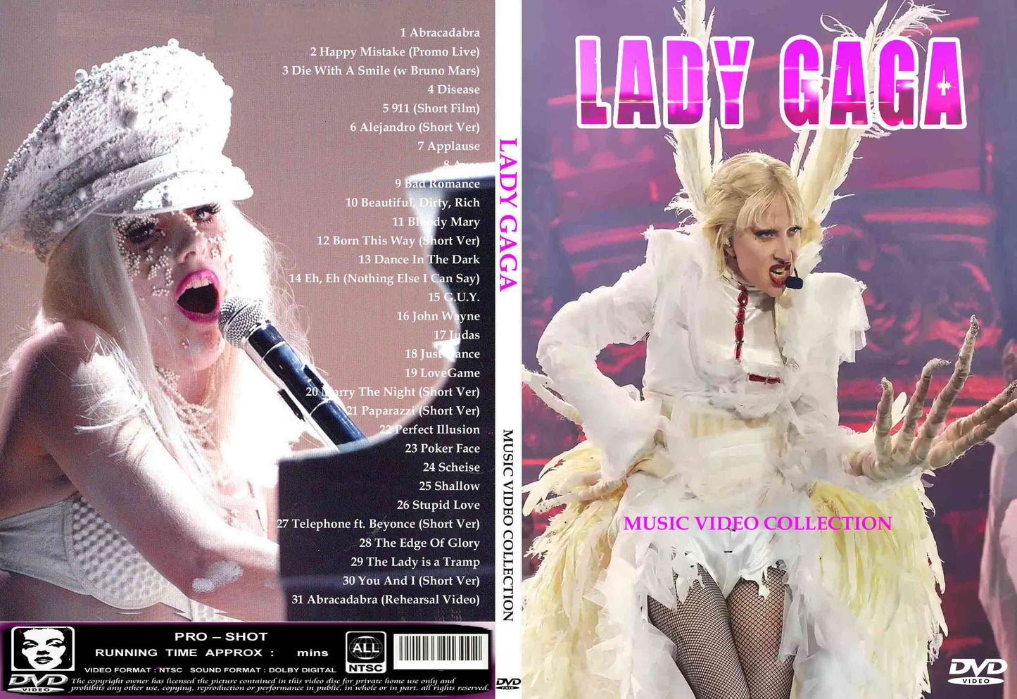 Lady Gaga / Colección de vídeos musicales 2025 Abracadabra (1 DVD)