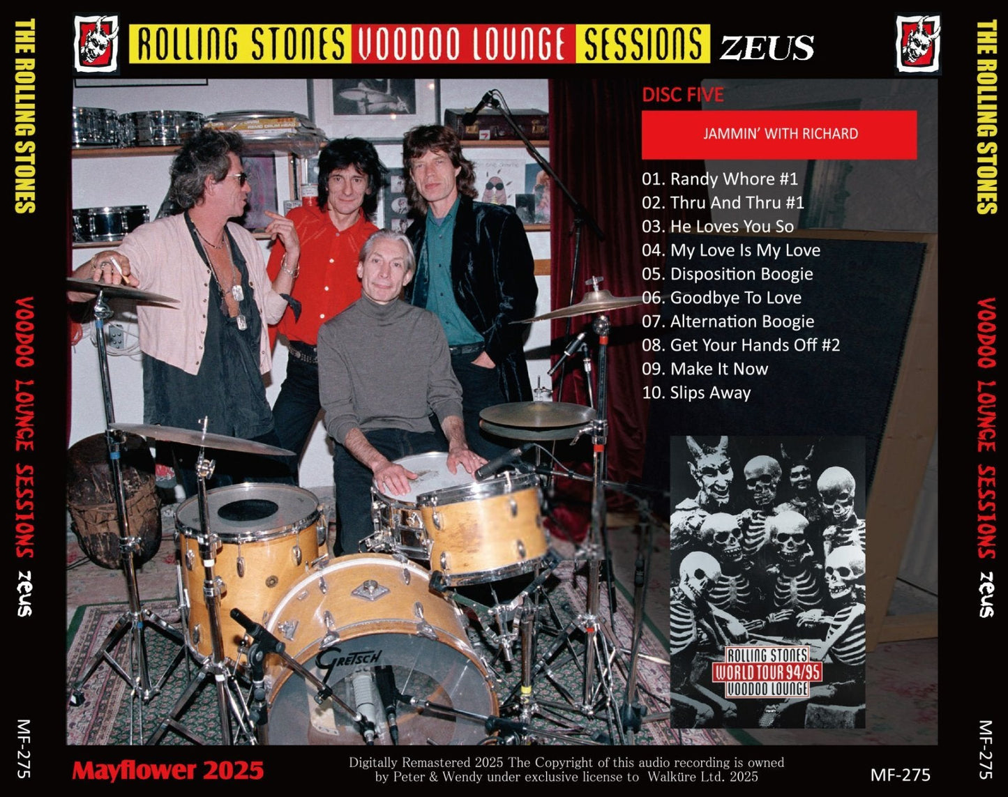 THE ROLLING STONES / VOODOO LOUNGE SESSIONS ZEUS (5CD)
