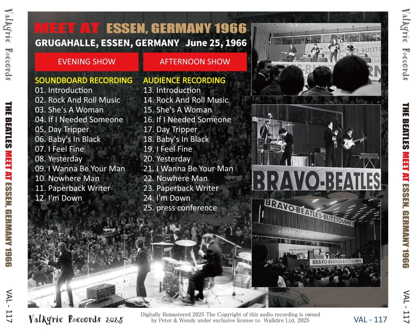 THE BEATLES / 1966 MEET AT ESSEN, GERMANY (1CD)