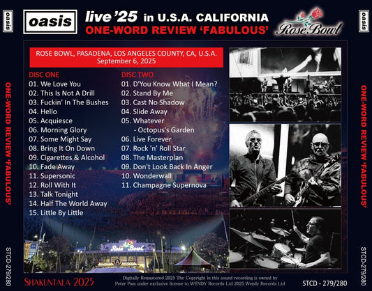 OASIS / RECENSIONE IN UNA PAROLA DEL 2025 'FAVOLOSO' (2CD)