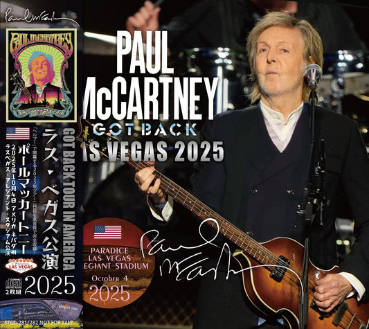 PAUL McCARTNEY / 2025 GOT BACK LAS VEGAS (2CD)