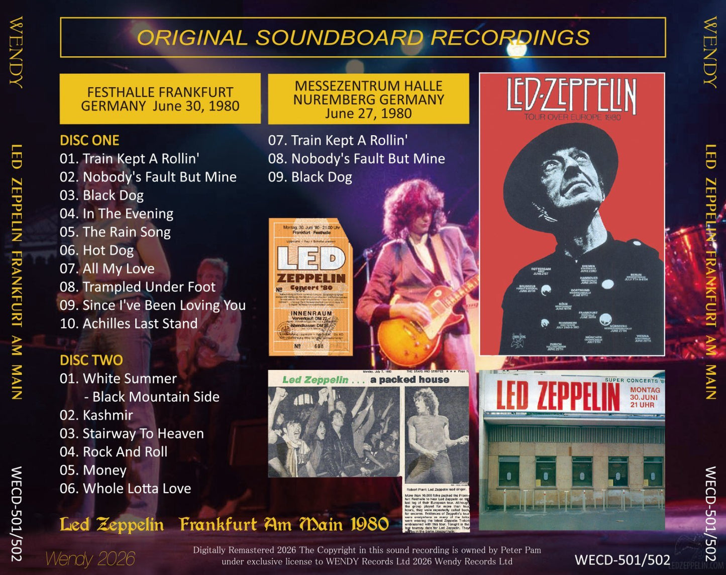 LED ZEPPELIN / 1980 FRANKFURT AM MAIN (2CD)