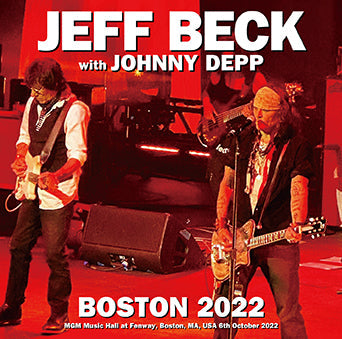 JEFF BECK w/JOHNNY DEPP / BOSTON 2022 (2CDR)