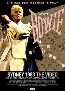 DAVID BOWIE / SÍDNEY 1983 THE VIDEO PRO SHOT (1 DVDR)