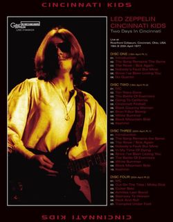 LED ZEPPELIN / CINCINNATI KIDS TWO DAYS IN CINCINNATI (4CD)