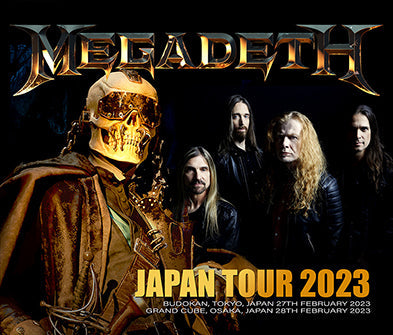 MEGADETH / JAPAN TOUR 2023 (4CDR)