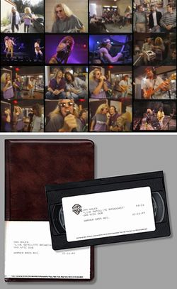 VAN HALEN / LIVE SATELLITE BROADCAST LOST WARNER VHS PRO SHOT (1DVDR)