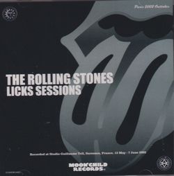 The Rolling Stones Licks Sessions A Cover 1CD Moonchild Records